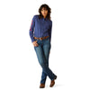 Camisa Ariat Team Kirby Stretch Azul