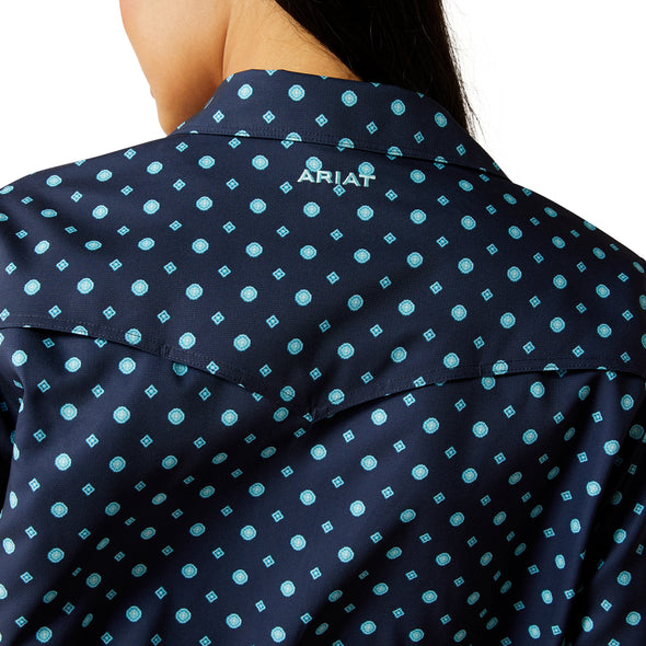 Camisa Ariat VentTEK Stretch Azul