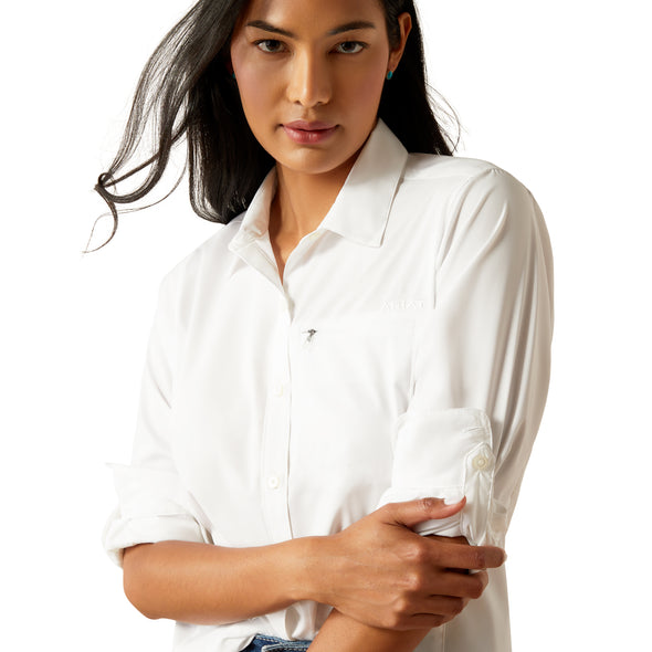 Camisa Ariat VentTEK Stretch Blanco