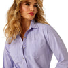 Camisa Ariat R.E.A.L. Billie Jean Lavanda