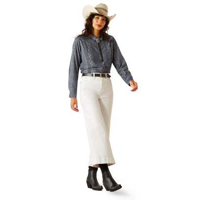Camisa Ariat R.E.A.L. Billie Jean Gris