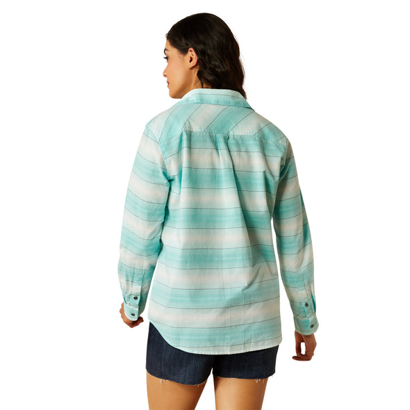 Camisa Ariat R.E.A.L. Billie Jean Turquesa
