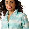 Camisa Ariat R.E.A.L. Billie Jean Turquesa