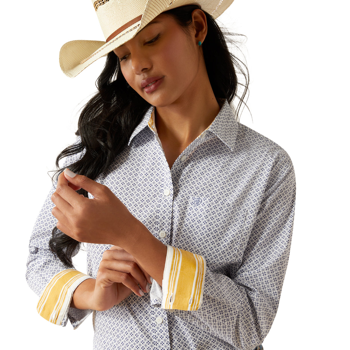 Camisa Ariat Kirby Stretch Ocean