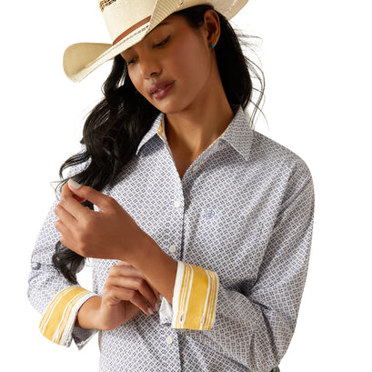 Camisa Ariat Kirby Stretch Ocean