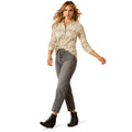 Jeans Ariat Tiro Ultra Alto Jazmine Estilo Tomboy Corte Recto