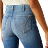 Jeans Ariat Cassandra Tiro Alto Corte Bota