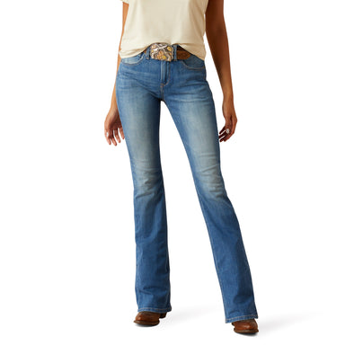 Jeans Ariat Cassandra Tiro Alto Corte Bota