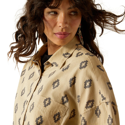 Sobrecamisa Ariat Poppy Summer Southwest Print