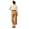 Jeans Ariat Tiro Ultra Alto Countryside Khaki Pierna Ancha y Recortada