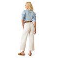 Jeans Ariat Tiro Ultra Alto Countryside Blanco Pierna Ancha y Recortada