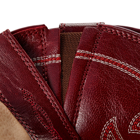 Bota Vaquera Heritage Sangria Stretchfit