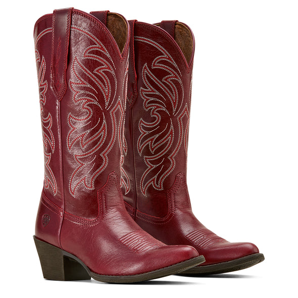 Bota Vaquera Heritage Sangria Stretchfit