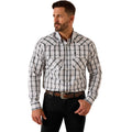 Camisa Ariat Wrinkle Free Ari Blanco Fitted