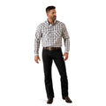 Camisa Ariat Wrinkle Free Ari Blanco Fitted