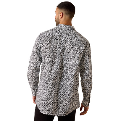 Camisa Ariat Team Janson Gris Corte Clásico