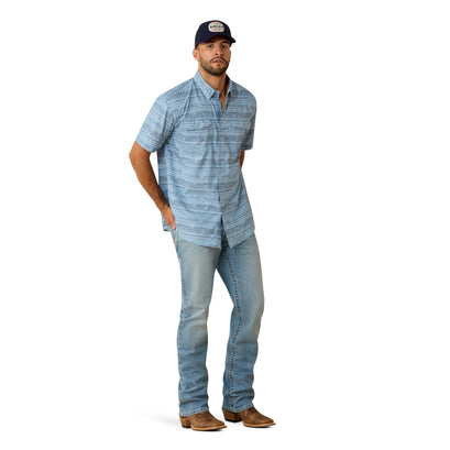 Camisa Ariat VentTEK Outbound Blissful Blue Corte Clásico