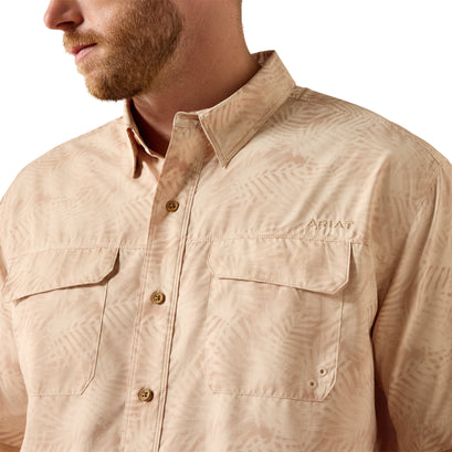 Camisa Ariat VentTEK Outbound Créme Brulee Corte Clásico