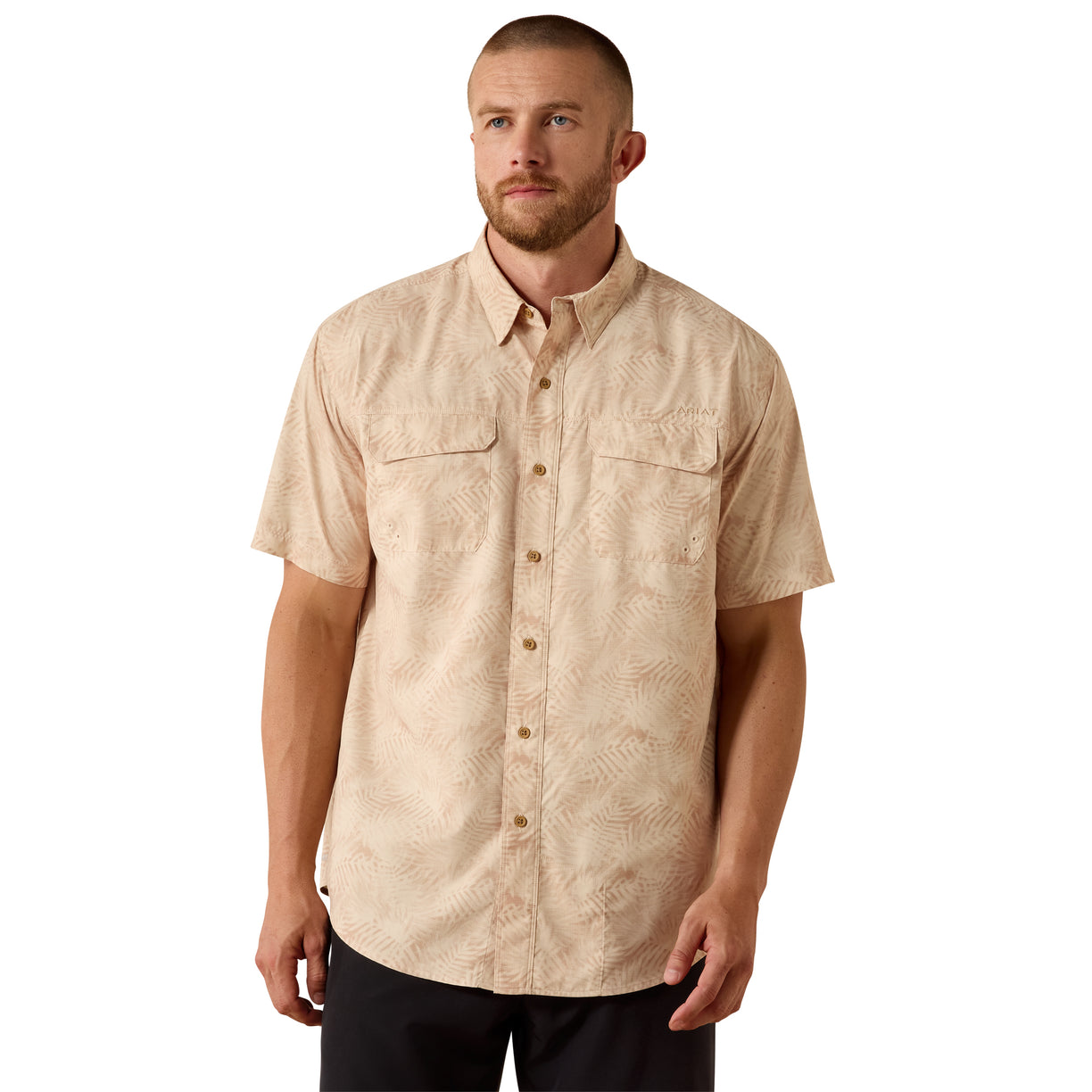 Camisa Ariat VentTEK Outbound Créme Brulee Corte Clásico