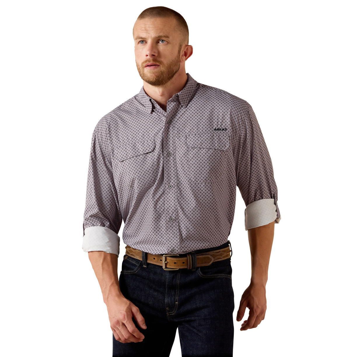 Camisa Ariat Printed VentTEK Outbound Corte Clásico