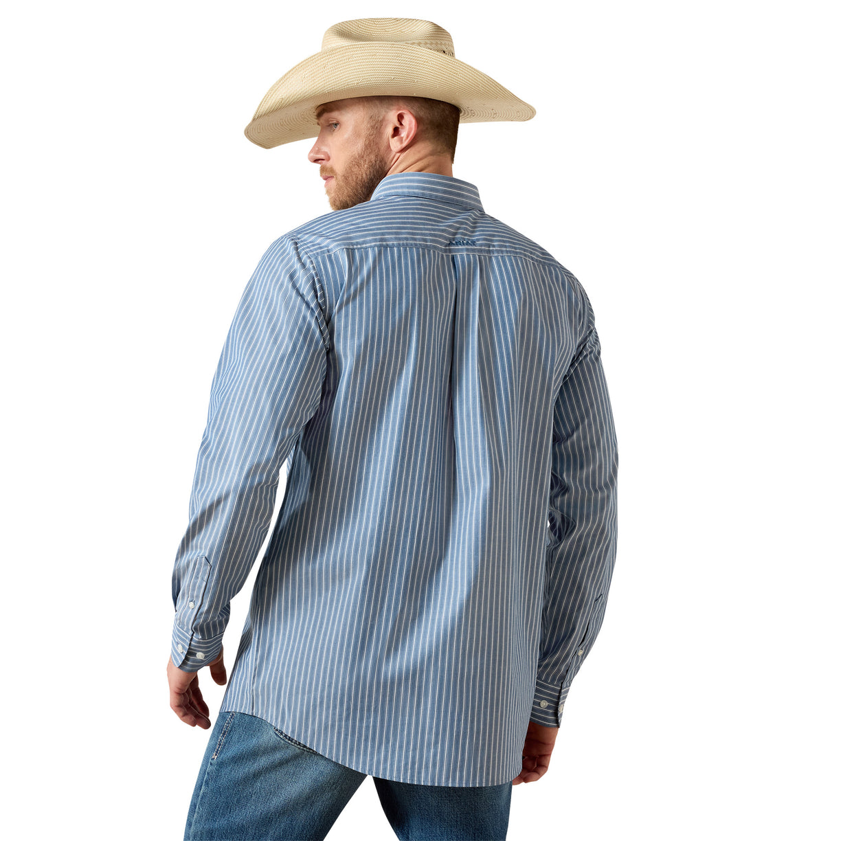 Camisa Ariat Pro Series Judah Poseidon Stripe Corte Fitted