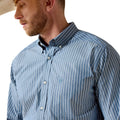 Camisa Ariat Pro Series Judah Poseidon Stripe Corte Fitted