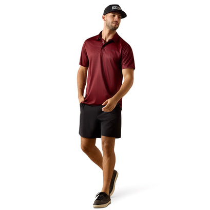 Polo Ariat All Over Print Chilli Pepper Corte Fitted