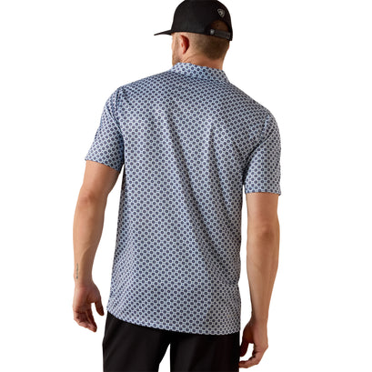 Polo Ariat All Over Print Medallion Corte Fitted