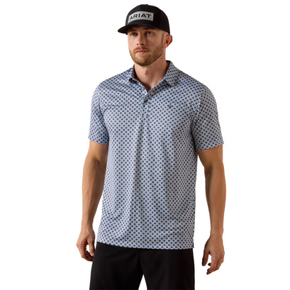 Polo Ariat All Over Print Medallion Corte Fitted