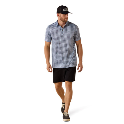 Polo Ariat All Over Print Medallion Corte Fitted