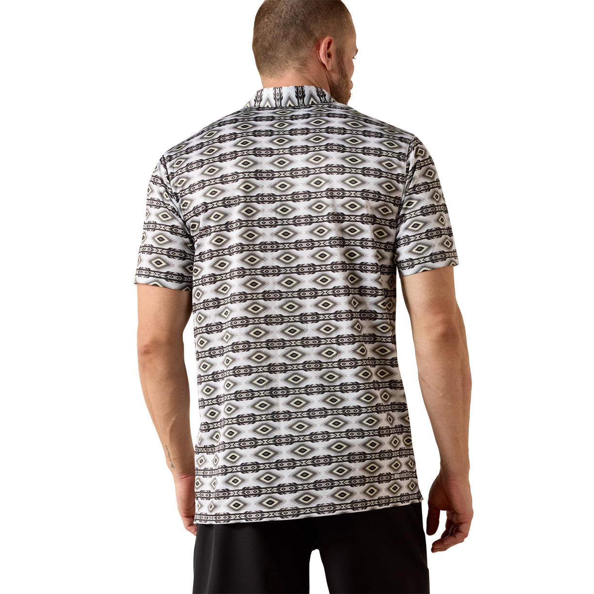 Polo Ariat All Over Print Corte Fitted