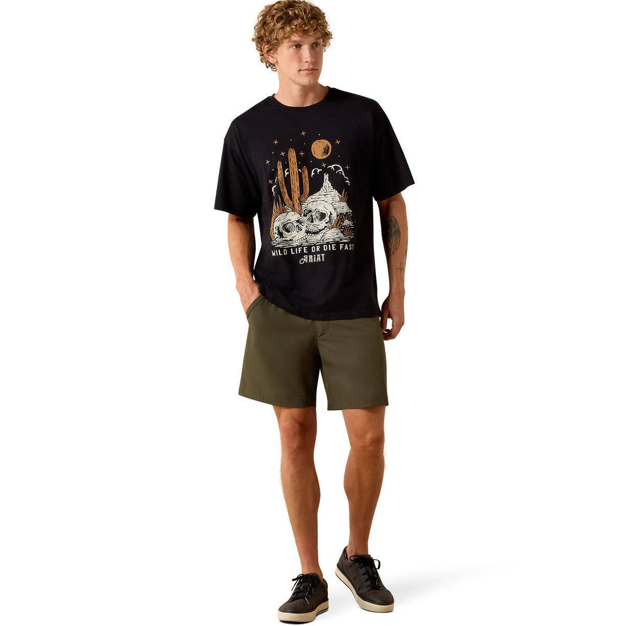 Playera Ariat Wild Life Boxy