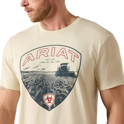 Playera Ariat Land of The Free Farm Shield