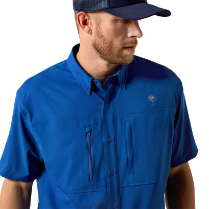 Camisa Ariat VentTEK Blue Quartz Corte Clásico