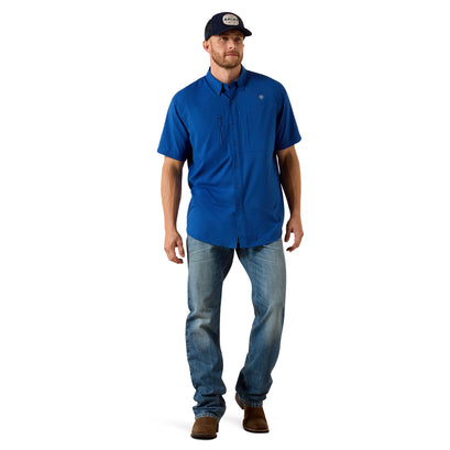 Camisa Ariat VentTEK Blue Quartz Corte Clásico