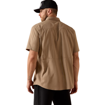 Camisa Ariat VentTEK Outbound Taupe Grey Corte Clásico