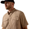 Camisa Ariat VentTEK Outbound Taupe Grey Corte Clásico