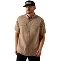 Camisa Ariat VentTEK Outbound Taupe Grey Corte Clásico
