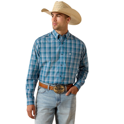 Camisa Ariat Pro Series Tyce Deep Dive Plaid Corte Clásico