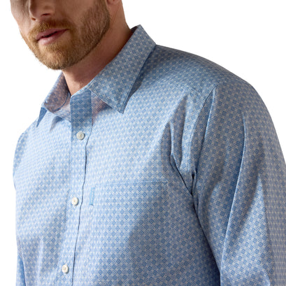 Camisa Ariat Everything Azul Corte Clásico