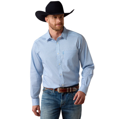 Camisa Ariat Everything Azul Corte Clásico