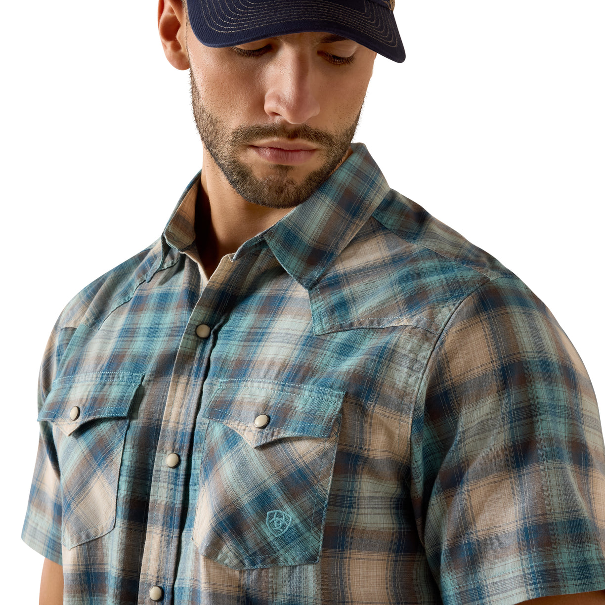 Camisa Ariat Retro Halden Corte Fitted