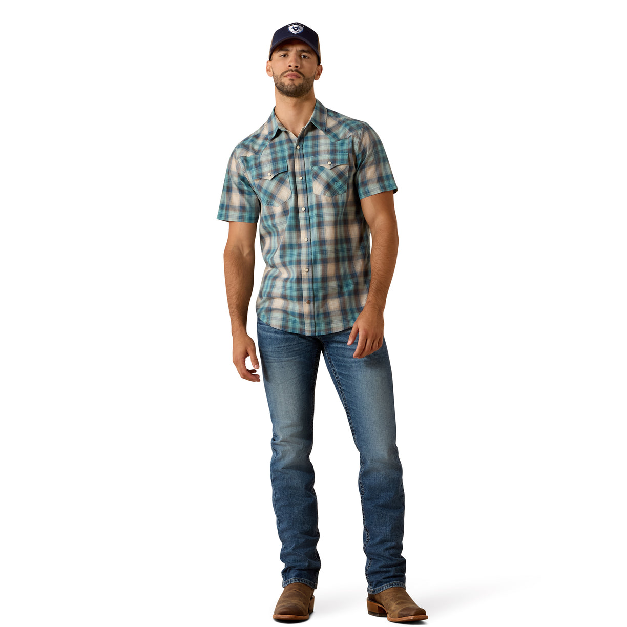 Camisa Ariat Retro Halden Corte Fitted