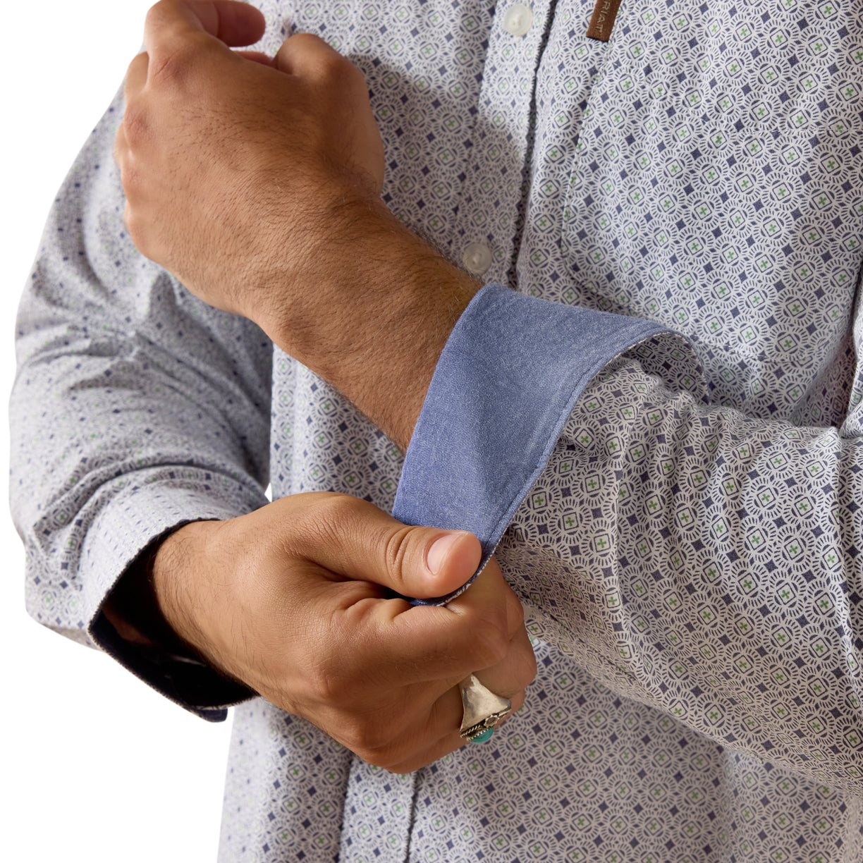 Camisa Ariat Mercer Corte Moderno