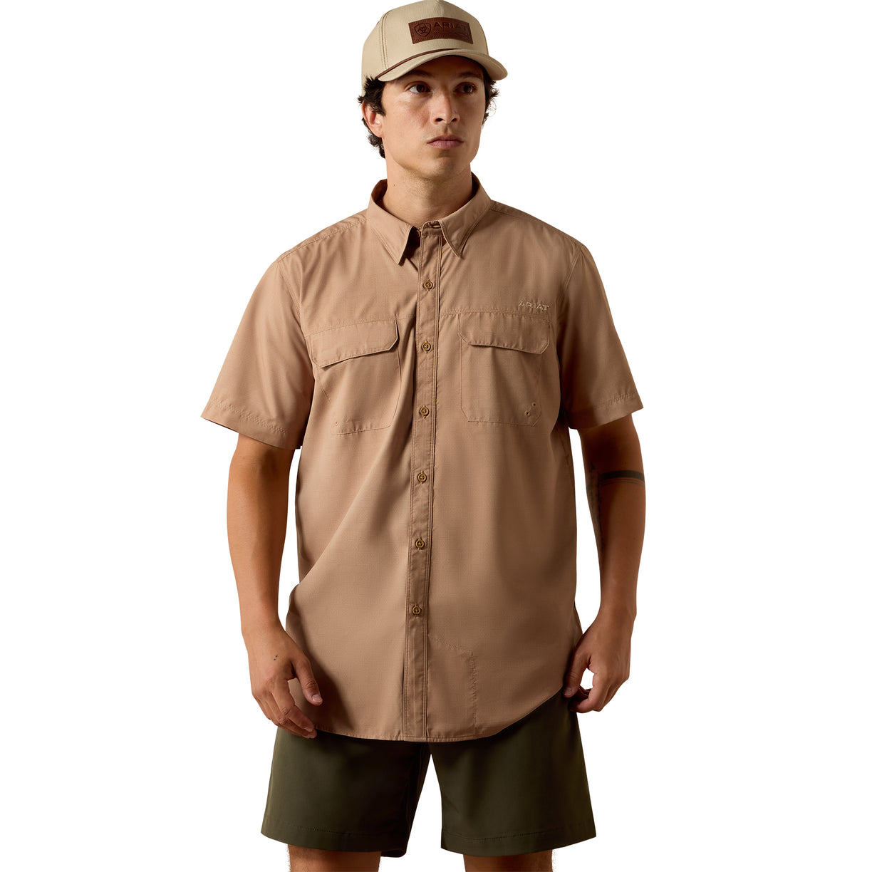 Camisa Ariat VentTEK Outbound Cartouche Corte Fitted