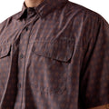 Camisa Ariat Printed VentTEK Outbound Negro Corte Clásico