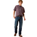 Camisa Ariat Printed VentTEK Outbound Negro Corte Clásico