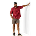 Camisa Ariat VentTEK Outbound Rojo Corte Clásico