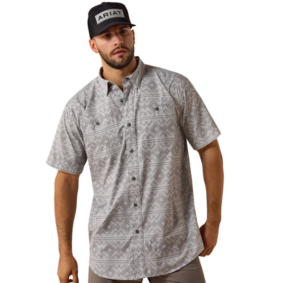 Camisa Ariat Printed 360 Airflow Sleet Corte Clásico