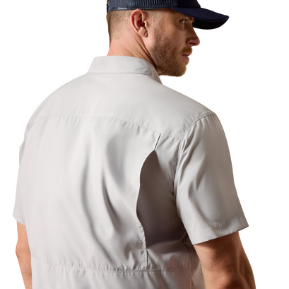 Camisa Ariat VentTEK Outbound Light Grey Corte Clásico